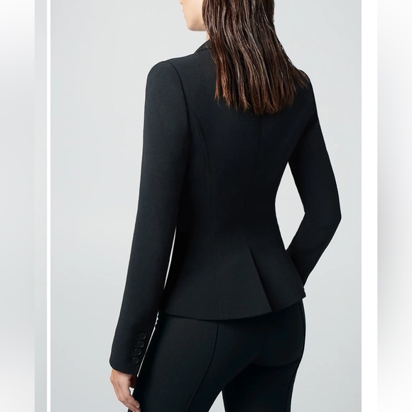 Amy the Wrap Blazer black size 6 - Picture 2 of 2